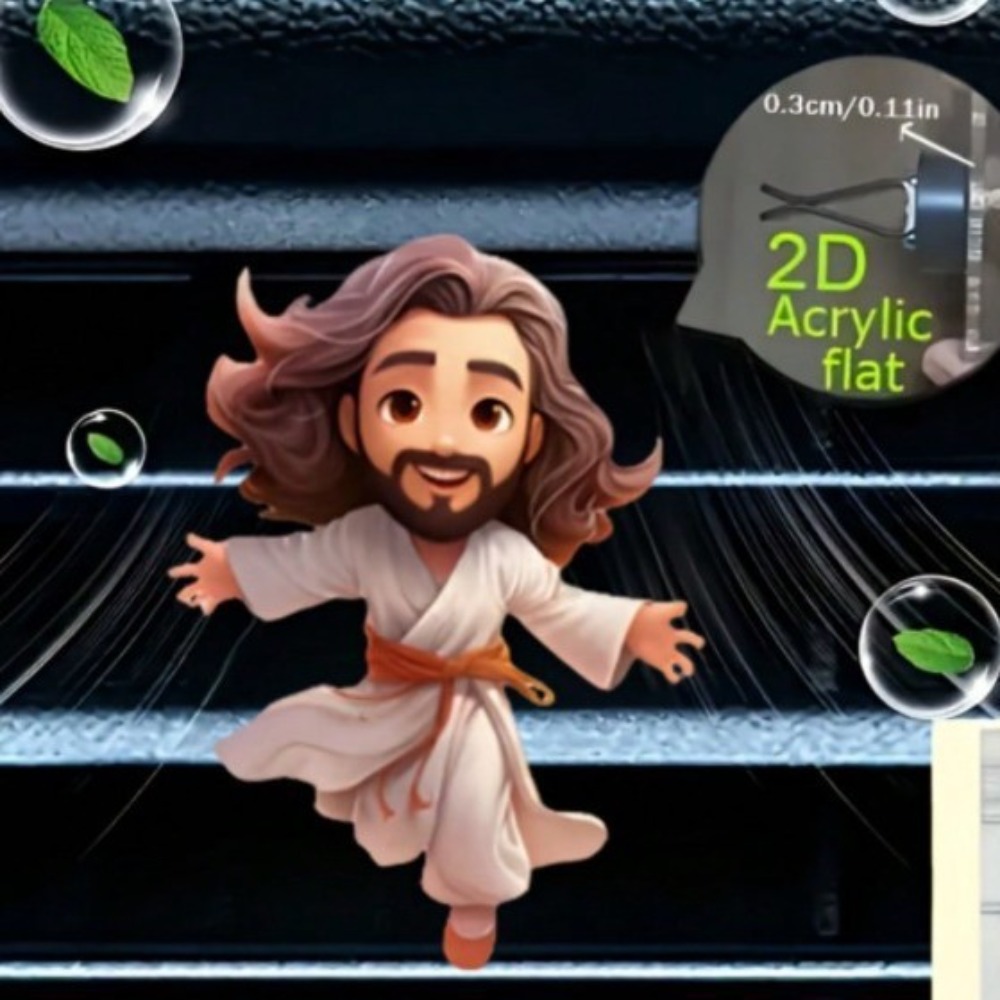 Car Accessories Oman - 2D Düz Akrilik Araba Havalandırma Sevimli