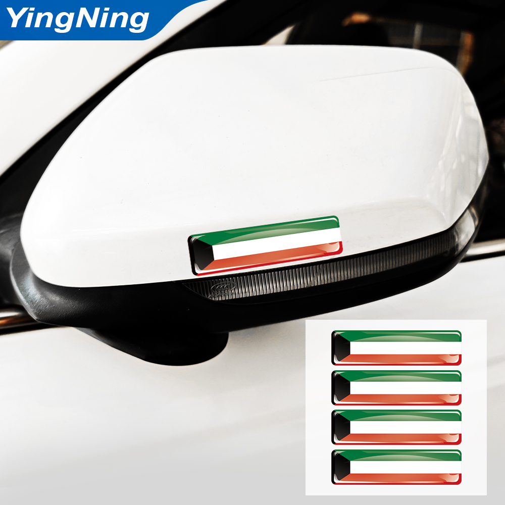 4 adet kuveyt bayrağı etiket e - Car Accessories Kuwait incelemesi ve fiyatı
