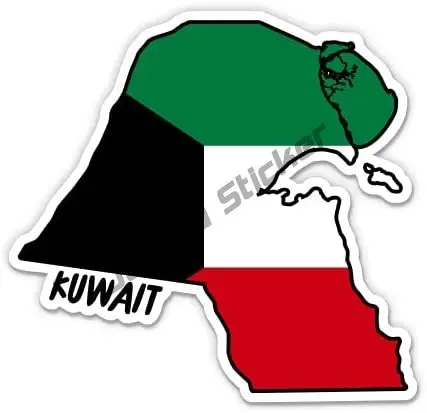 Kuveyt Haritası Bayraklı vinil - Car Accessories Kuwait incelemesi ve fiyatı