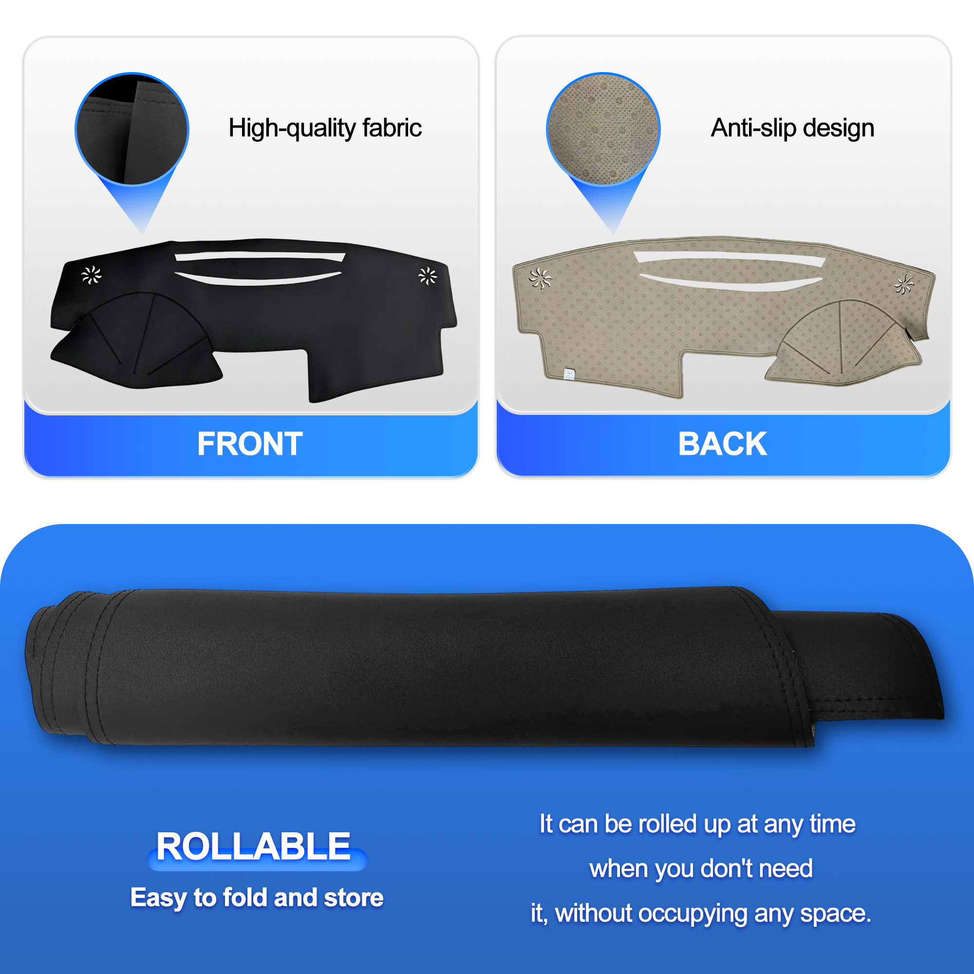 Araba Gösterge Paneli Örtüsü M - Car Anti-Slip Dashboard Mat incelemesi ve fiyatı