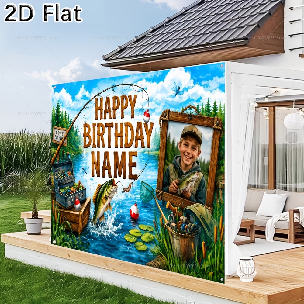 Özel İsimli Fotoğraf Balıkçılı - Car Accessories Banner incelemesi ve fiyatı