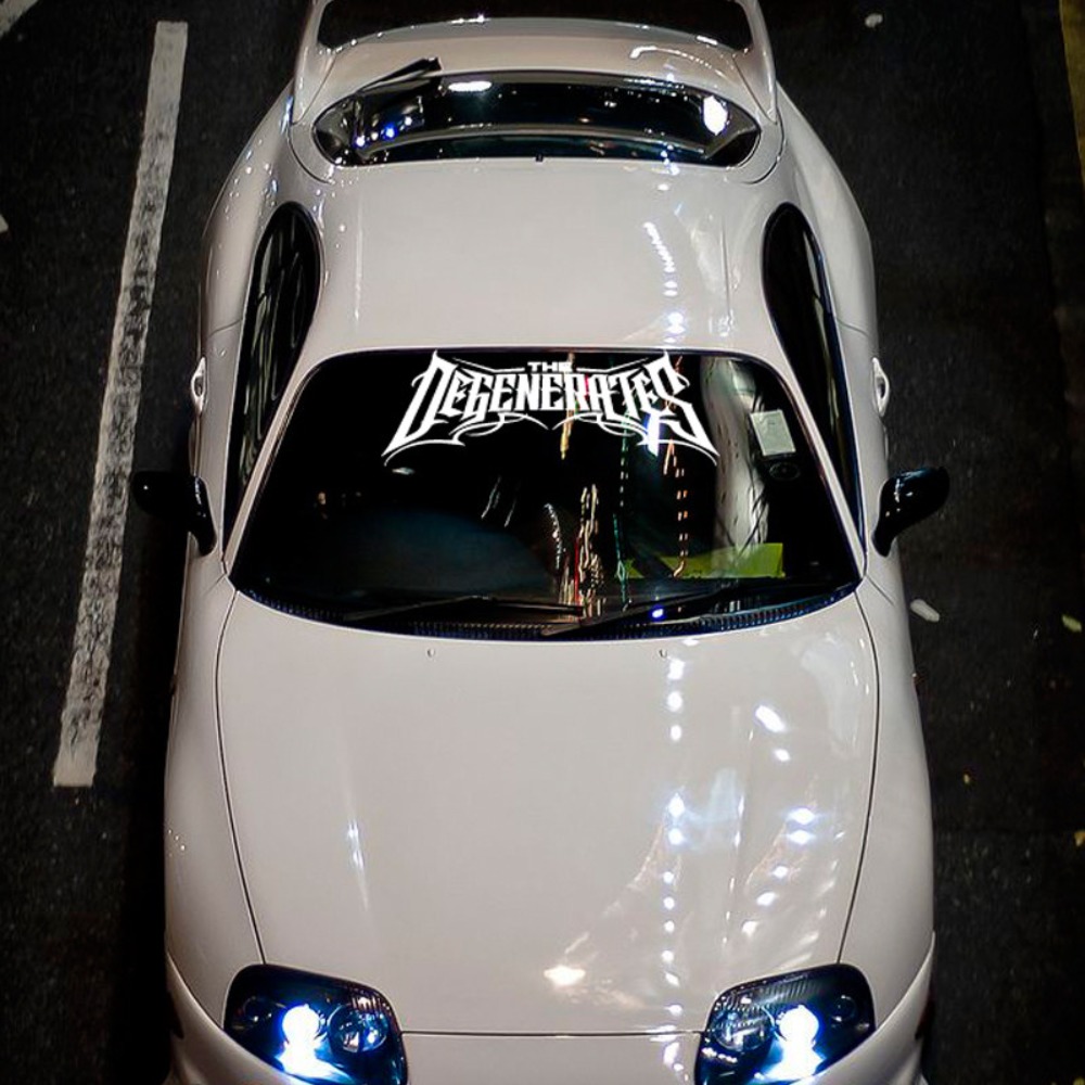 1 adet THE DEGENERATES JDM Spo - Car Accessories Banner incelemesi ve fiyatı