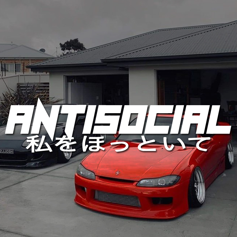 JDM Stili 'ANTISOCIRL' Vinil Ç - Car Accessories Banner incelemesi ve fiyatı